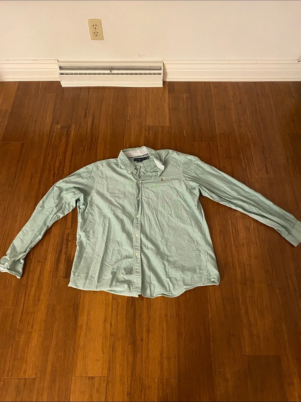 Polo by Ralph Lauren Light Mint Button-Up Shirt Jacket